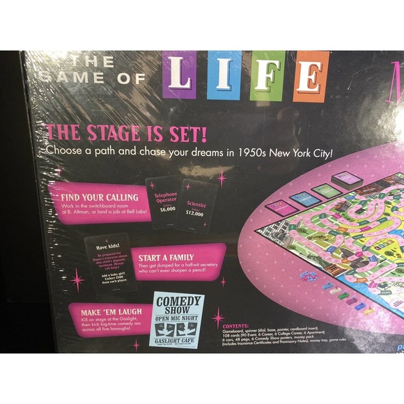 Hasbro The Game of Life Original The Marvelous Mrs. Maisel Board Game Midge - Picture 4 of 5